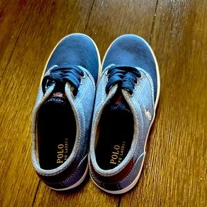 Polo Ralph Lauren canvas boys shoes size 1.5 Y